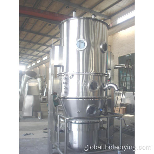 Fluid Bed Granulator Chemical powder fluid bed top spray granulator Manufactory